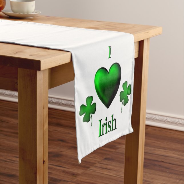 I Heart Irish Long Table Runner (In Situ)