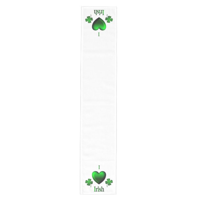 I Heart Irish Medium Table Runner (Front)