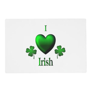 I Heart Irish Placemat