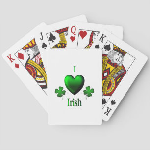 I Heart Irish Poker Cards