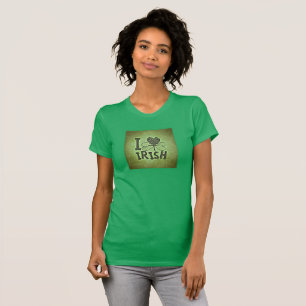 I Heart Irish Shamrock St. Patrick's Day T-Shirt