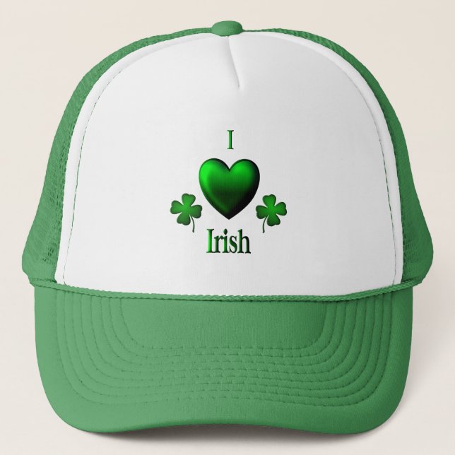 I Heart Irish Trucker Hat (Front)