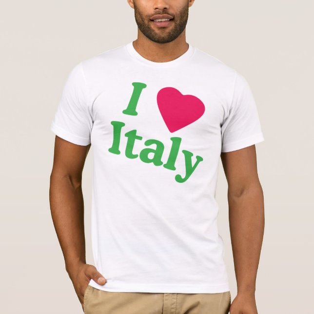 i heart italy T-Shirt (Front)