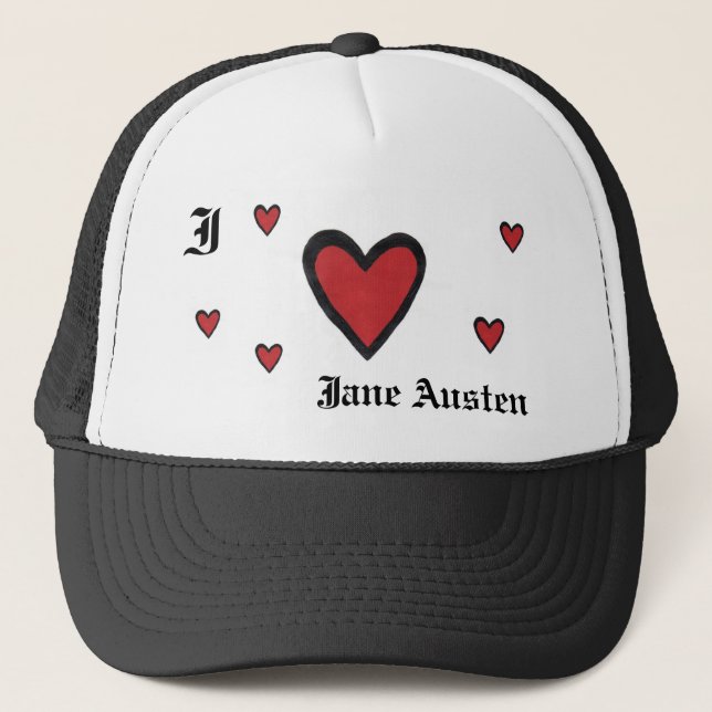 I heart Jane Austen Trucker Hat (Front)