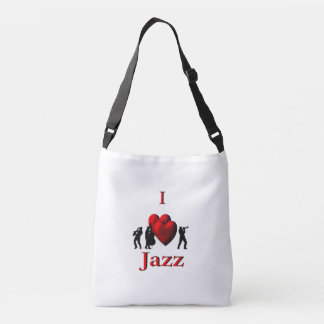 I Heart Jazz Crossbody Bag