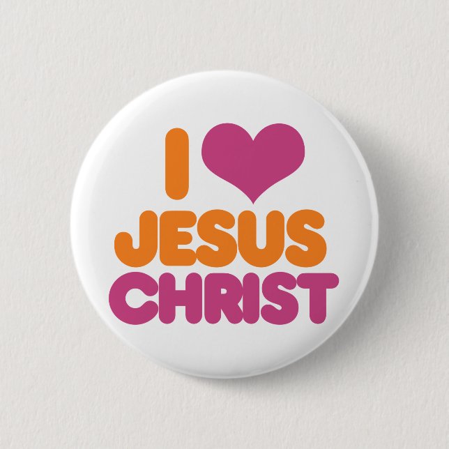 I Heart Jesus Christ Button (Front)
