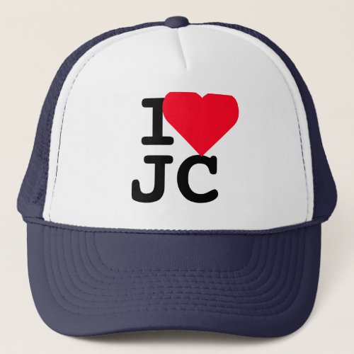 I Heart Jesus Christ Trucker Hat