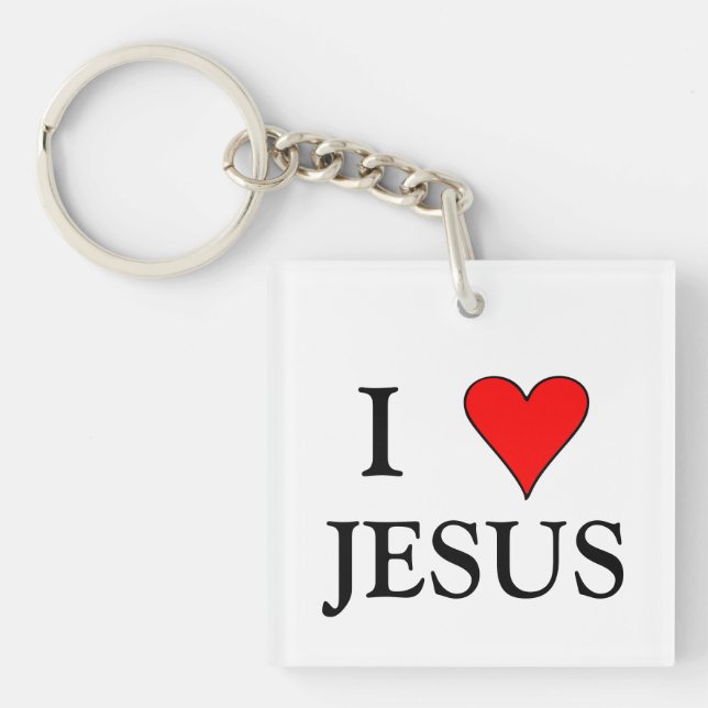 I HEART JESUS KEYCHAIN (Front)