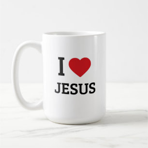 I Heart Jesus - Minimalist Christian Faith Gift Coffee Mug