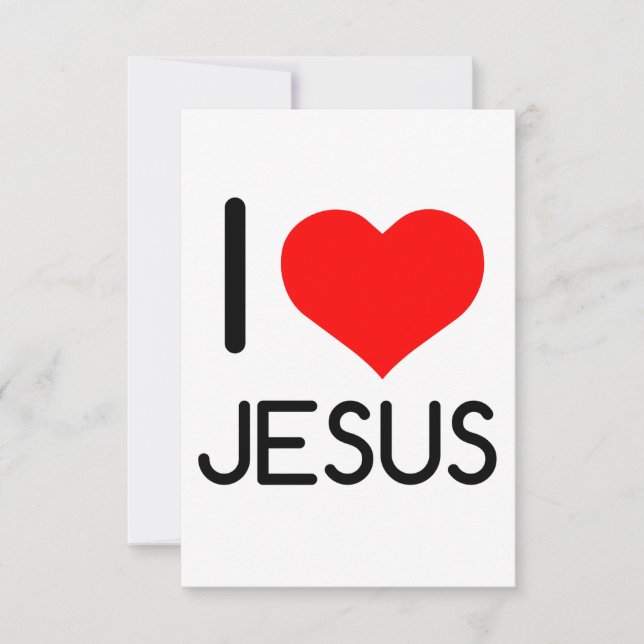 I HEART JESUS THANK YOU CARD (Front)