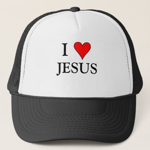 I HEART JESUS TRUCKER HAT