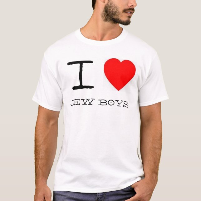 I *heart* Jew Boys T-Shirt (Front)