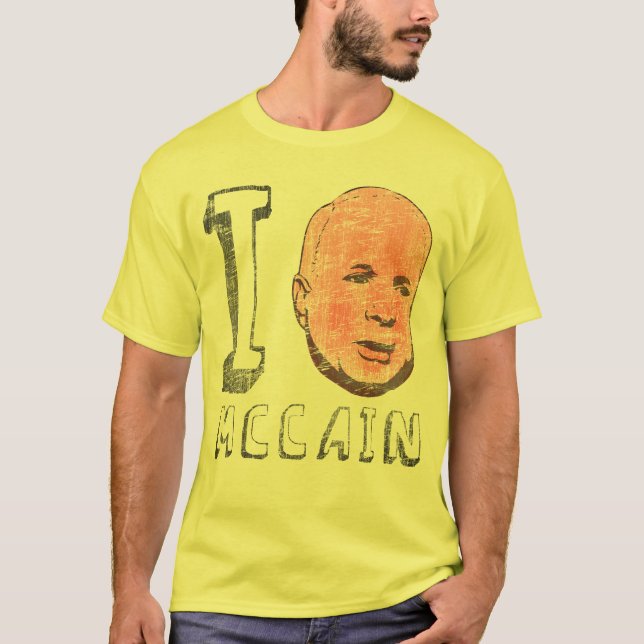 I heart John McCain T-Shirt (Front)