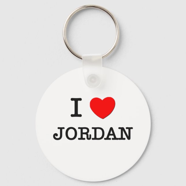 I HEART JORDAN KEYCHAIN (Front)