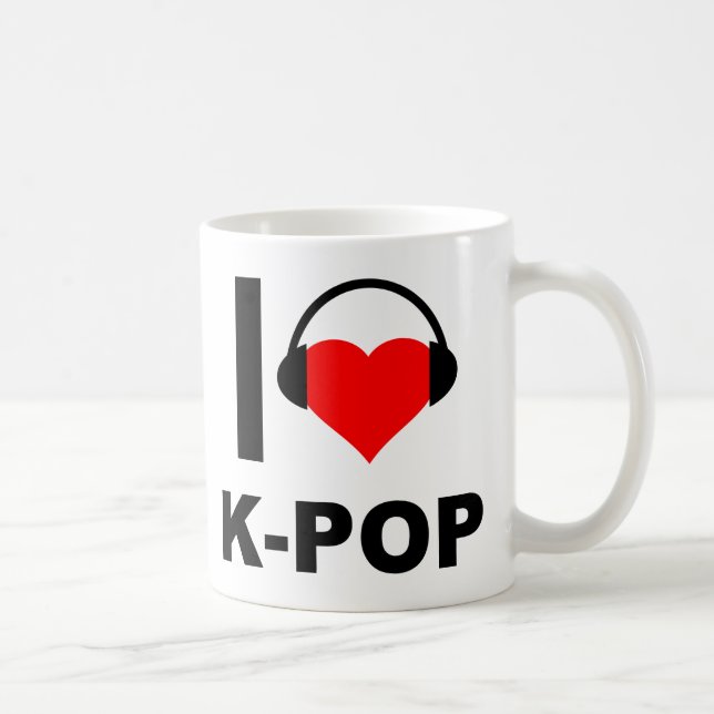 I Heart K-Pop Funny Mug (Right)