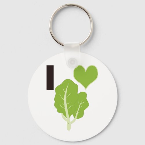 I heart Kale Keychain