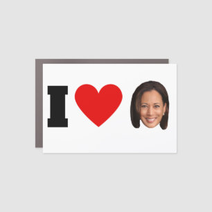 I Heart Kamala Harris  Car Magnet
