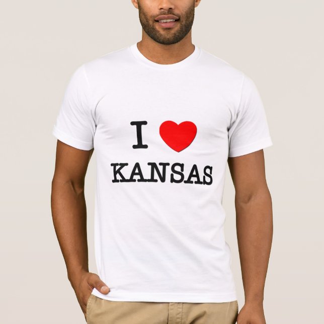 I HEART KANSAS T-Shirt (Front)