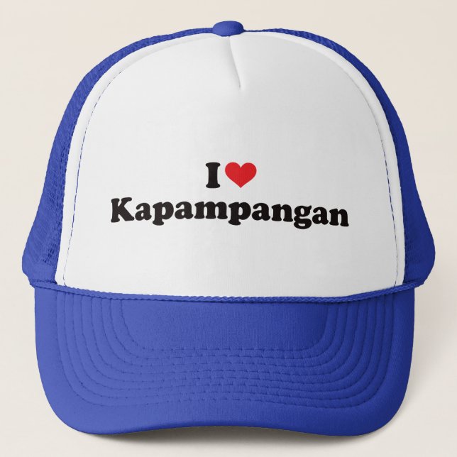 I Heart Kapampangan Trucker Hat (Front)