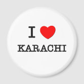 zPK004 KARACHI, MAZAR , QUAID, Pakistan, Fridge Magnet, Zazzle