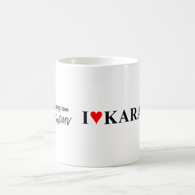 "I Heart Karaoke" Coffee Mug (Center)
