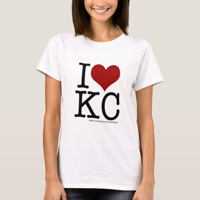 kc heart t shirt