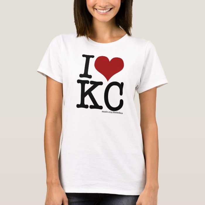 kc shirt with heart