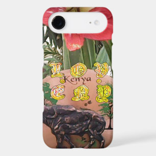 I (Heart) Kenya Buffalo Patch/Print iPhone 17 Air Case