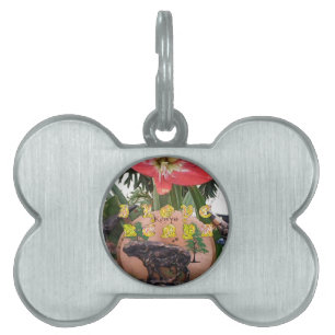 I (Heart) Kenya Buffalo Patch/Print Pet Name Tag