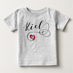I Heart Kiel, Germany Baby T-Shirt