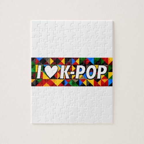 i heart korean pop jigsaw puzzle