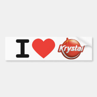 I Heart Krystal Bumper Sticker