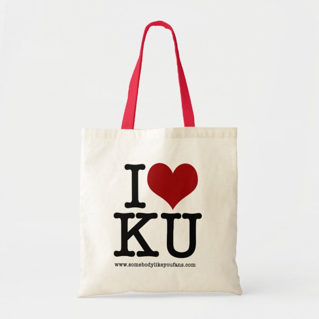 I Heart KU Tote Bag (Front)