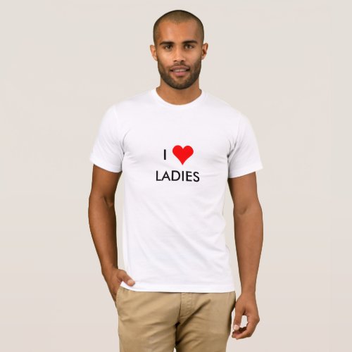 i heart ladies T_Shirt