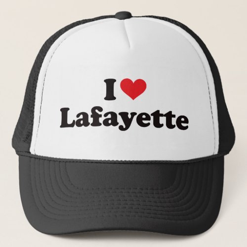 I Heart Lafayette Trucker Hat