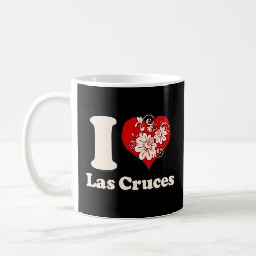 I Heart Las Cruces New Mexico Floral 1  Coffee Mug