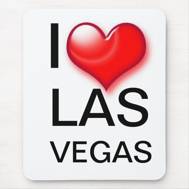 I Heart Las Vegas Mouse Pad (Front)