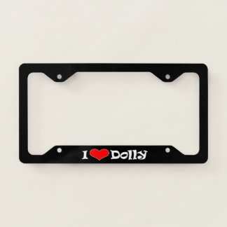 I Heart License Plate Frame