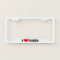 I Heart License Plate Frame