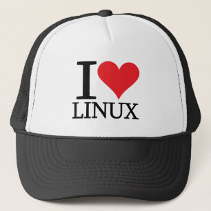 I Heart Linux Trucker Hat