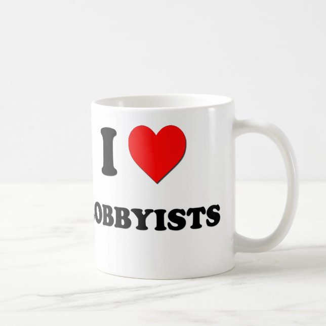 I Heart Lobbyists Coffee Mug (Right)