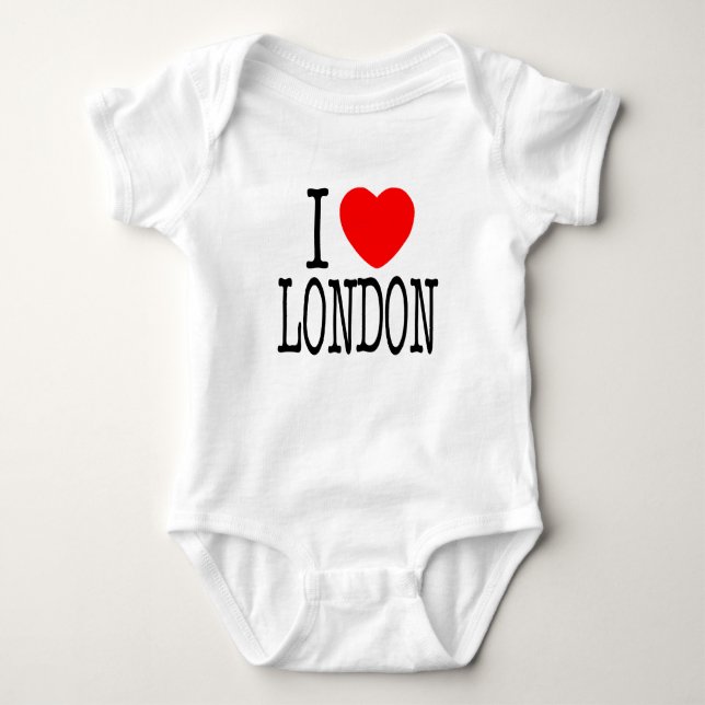 I HEART LONDON BABY BODYSUIT (Front)