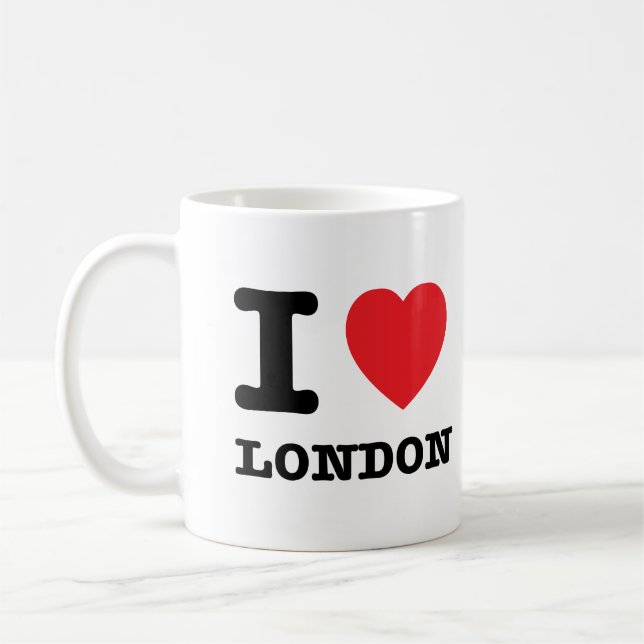 I Heart London Mug (Left)