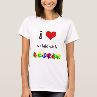 I Heart (Love) a Child with Autism T-Shirt