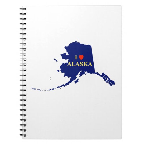 I Heart Love Alaska Notebook