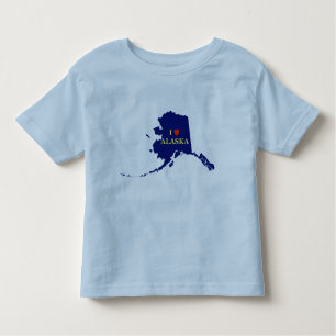 I Heart (Love) Alaska Toddler T-shirt