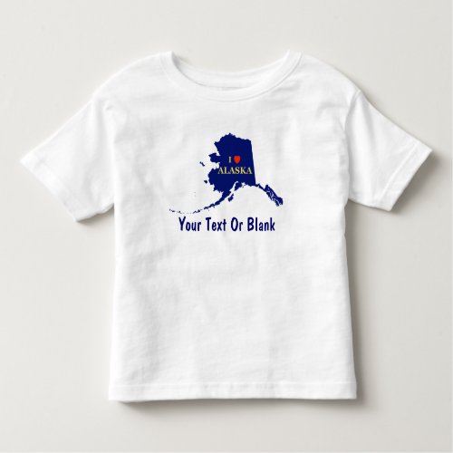 I Heart Love Alaska Toddler T_shirt