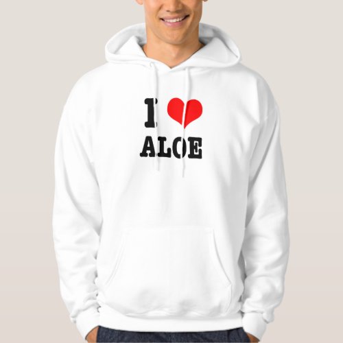 I HEART LOVE ALOE HOODIE