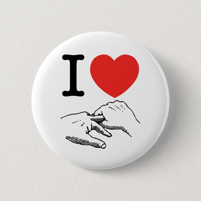 I Heart (Love) Anal Button (Front)