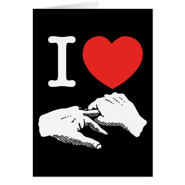 I Heart (Love) Anal Cards (Front)